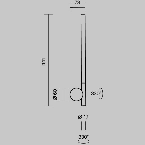 Настенный светильник (бра) Maytoni MOD432WL-L6B3K Настенный светильник (бра) Maytoni MOD432WL-L6B3K