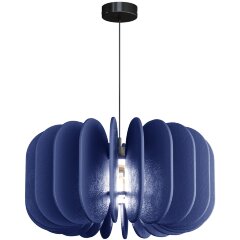 SL3004.403.01 Светильник подвесной ST-Luce Черный/Синий E27 1*60W SENTITO