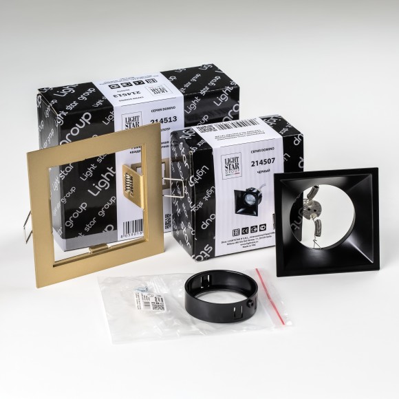 Комплект со светильником Domino Lightstar D51307BMOD