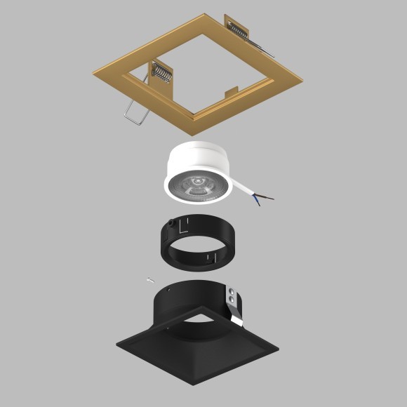 Комплект со светильником Domino Lightstar D51307BMOD