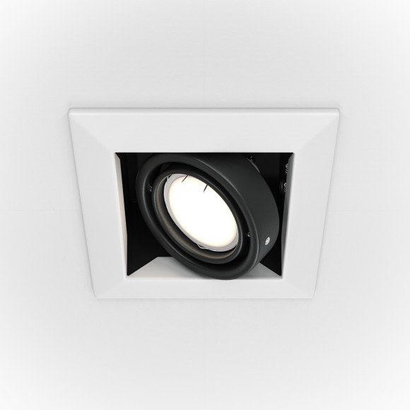 Встраиваемый светильник Maytoni DL008-2-01-W Metal Modern под лампу 1xGU10 50W Встраиваемый светильник Maytoni DL008-2-01-W Metal Modern под лампу 1xGU10 50W