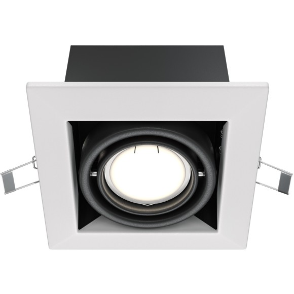 Встраиваемый светильник Maytoni DL008-2-01-W Metal Modern под лампу 1xGU10 50W Встраиваемый светильник Maytoni DL008-2-01-W Metal Modern под лампу 1xGU10 50W