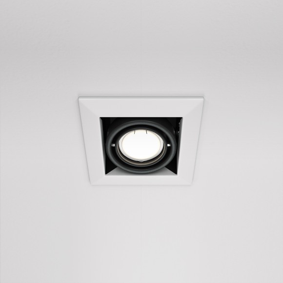 Встраиваемый светильник Maytoni DL008-2-01-W Metal Modern под лампу 1xGU10 50W Встраиваемый светильник Maytoni DL008-2-01-W Metal Modern под лампу 1xGU10 50W