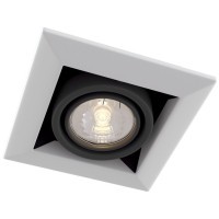 Встраиваемый светильник Maytoni DL008-2-01-W Metal Modern под лампу 1xGU10 50W