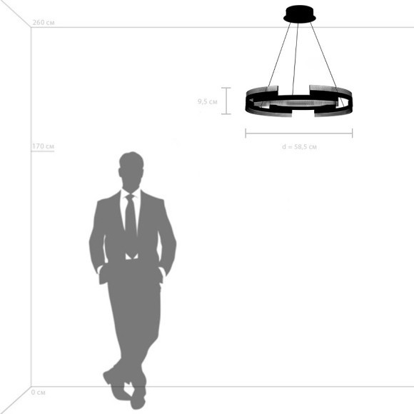 Люстра подвесная Rotonda Lightstar 736323 Люстра подвесная Rotonda Lightstar 736323