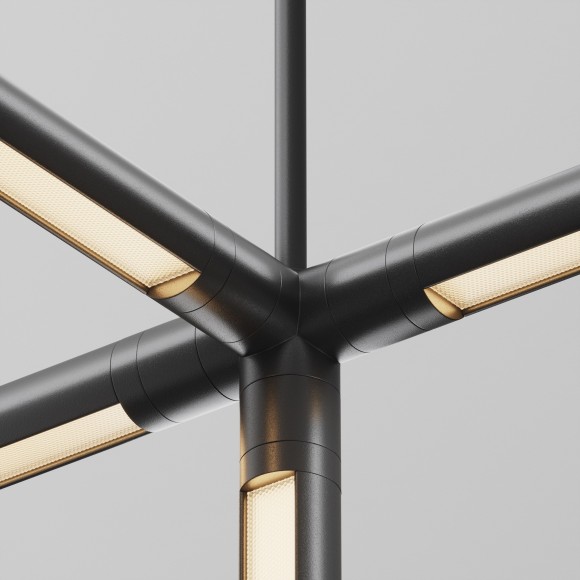 Подвес на жёстком основании с потолочной чашей для системы Maytoni Shelf CA030C-SL-L500-B