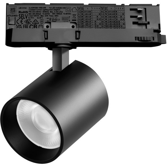 Светильник для трековой системы Quattro LED 35W 36G с адаптером Alta Base Lightstar A5437QT36G