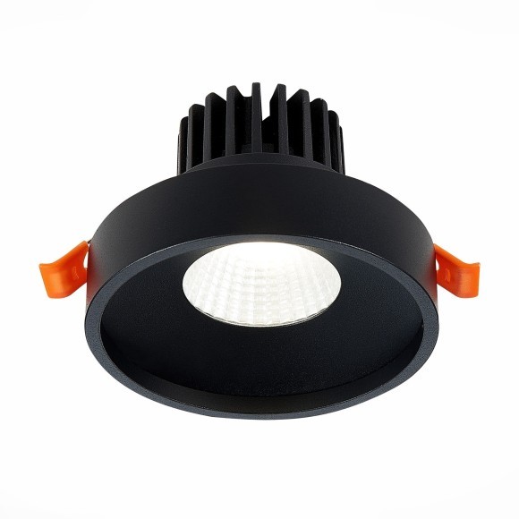 ST751.438.10 Св-к встр. Черный LED 1*10W 3000K 750Lm Ra90 38° IP20 D100xH75 170-240V Встраиваемые светильники