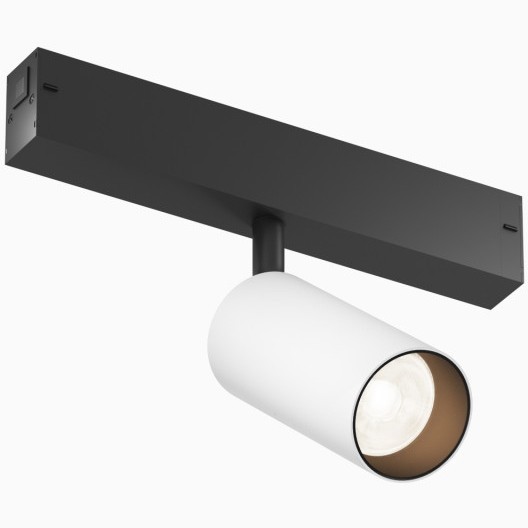 DK8040-BW+BK Трековый магнитный светодиодный SMART (TUYA, Алиса, Wi-Fi, пам. настроек) светильник Denkirs SMART 220V CRI90+ 3000-6000К 650Лм 24° 9Вт