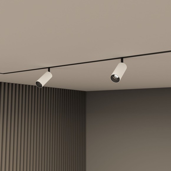 DK8040-BW+BK Трековый магнитный светодиодный SMART (TUYA, Алиса, Wi-Fi, пам. настроек) светильник Denkirs SMART 220V CRI90+ 3000-6000К 650Лм 24° 9Вт