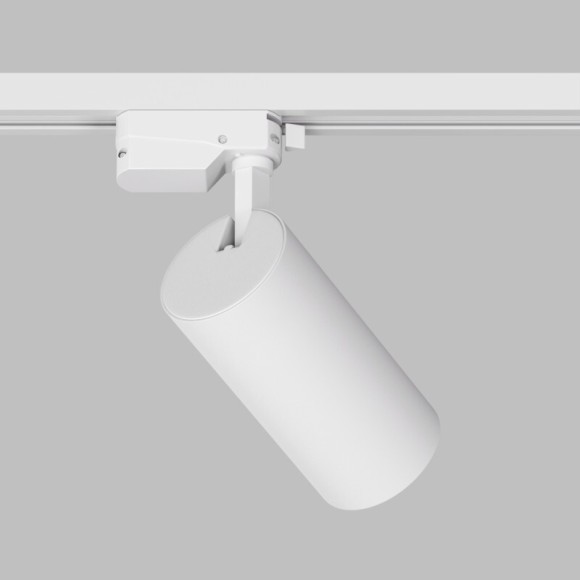 DK6454-WH Трековый светодиодный однофазный двужильный светильник Denkirs SOLID KOPER, 4000K, 24W, 2160Лм, 24° 220V