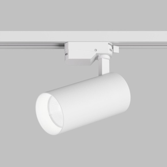 DK6454-WH Трековый светодиодный однофазный двужильный светильник Denkirs SOLID KOPER, 4000K, 24W, 2160Лм, 24° 220V