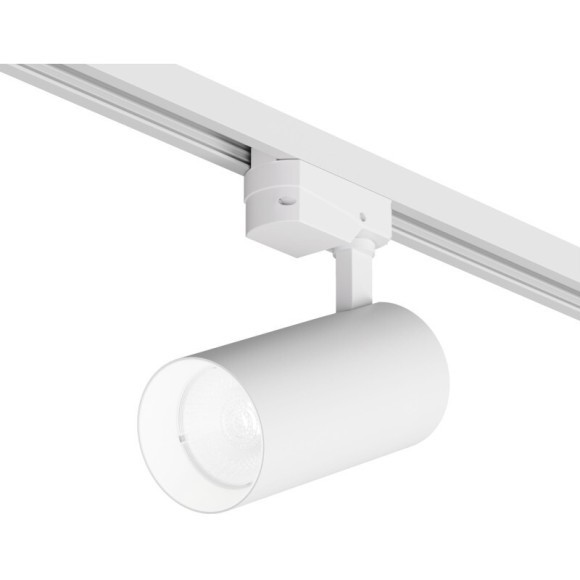 DK6454-WH Трековый светодиодный однофазный двужильный светильник Denkirs SOLID KOPER, 4000K, 24W, 2160Лм, 24° 220V