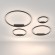 Люстра потолочная Maytoni MOD058CL-L25B4K Rim светодиодная LED 25W