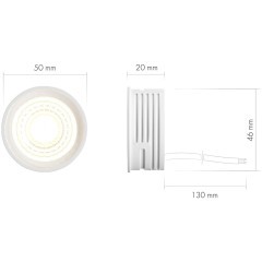 DK4000-7W Светодиодный модуль белый 7Вт 4000К 630Лм RA80 60° IP20 220V (замена ламп MR16 цоколей GU10 и GU5.3)