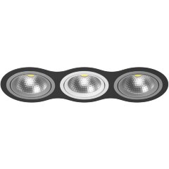 Встраиваемый светильник Lightstar i937090609 Intero 111 под лампы 3xGU10 150W Встраиваемый светильник Lightstar i937090609 Intero 111 под лампы 3xGU10 150W