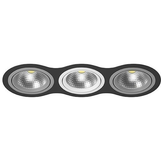 Встраиваемый светильник Lightstar i937090609 Intero 111 под лампы 3xGU10 150W Встраиваемый светильник Lightstar i937090609 Intero 111 под лампы 3xGU10 150W