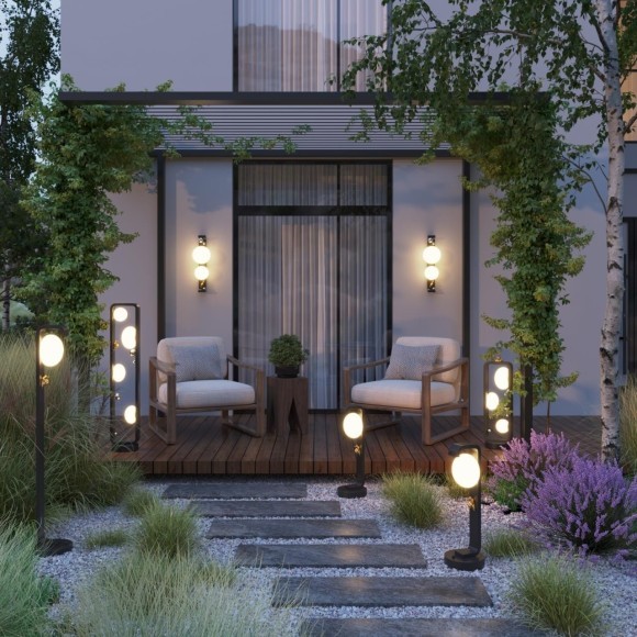 Уличный наземный светильник 120см IP54 G9 1*15W max LUMA 5434/1FA