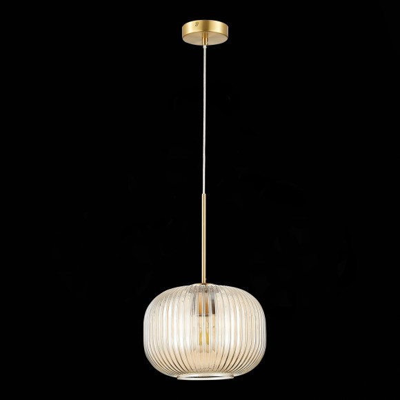 SL1154.313.01 Подвес ST-Luce Латунь/Коньячный E27 1*60W GRAN SL1154.313.01 Подвес ST-Luce Латунь/Коньячный E27 1*60W GRAN