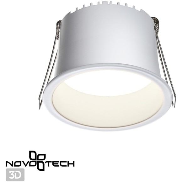 Светильник встраиваемый светодиодный Novotech LED 9W 220V 540Лм 3000К TRAN 359234