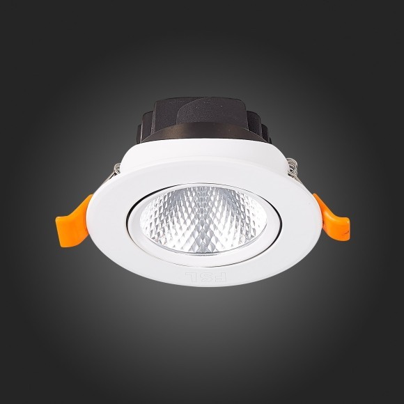 ST211.538.06.24 Св-к встр. Белый LED 1*6W 3000K 480Lm Ra80 24° IP20 D86xH50 220-240V Встраиваемые светильники ST211.538.06.24 Св-к встр. Белый LED 1*6W 3000K 480Lm Ra80 24° IP20 D86xH50 220-240V Встраиваемые светильники