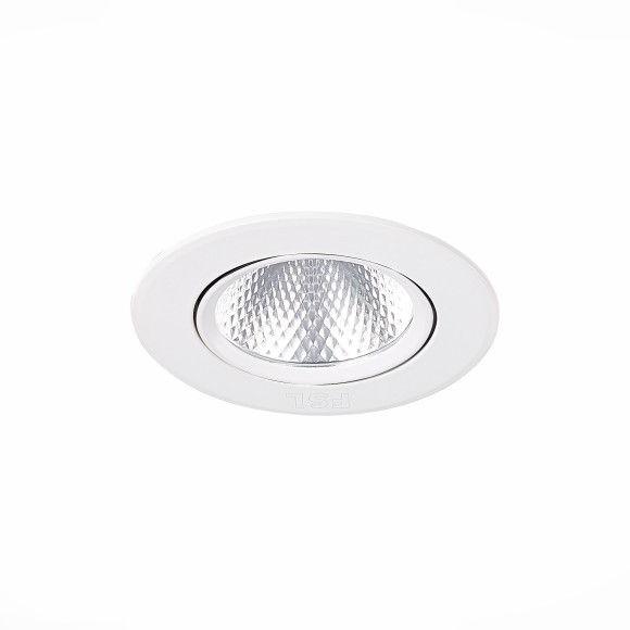 ST211.538.06.24 Св-к встр. Белый LED 1*6W 3000K 480Lm Ra80 24° IP20 D86xH50 220-240V Встраиваемые светильники ST211.538.06.24 Св-к встр. Белый LED 1*6W 3000K 480Lm Ra80 24° IP20 D86xH50 220-240V Встраиваемые светильники