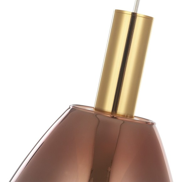 Светильник подвесной Crystal Lux GAUDI SP4W LED COPPER