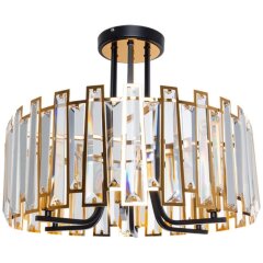Люстра хрустальная Arte Lamp A1028PL-6BK Amber под лампы 6xE14 40W Люстра хрустальная Arte Lamp A1028PL-6BK Amber под лампы 6xE14 40W