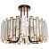 Люстра хрустальная Arte Lamp A1028PL-6BK Amber под лампы 6xE14 40W