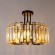 Люстра хрустальная Arte Lamp A1028PL-6BK Amber под лампы 6xE14 40W
