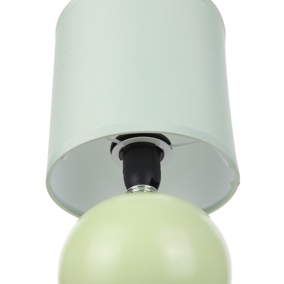 8223/1T CLASSI LN25 зеленый, керамика/текстиль Настольная лампа E14 1*40W 220V OCTAVIA