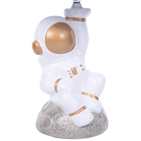 8208/1T MODERNI LN25 белый/серый, керамика/текстиль Настольная лампа Е27 1*60W 220V ATLAS