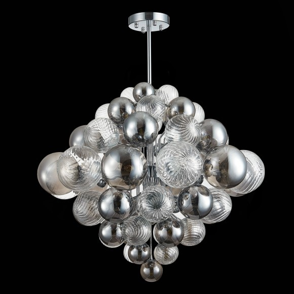 SL1124.103.29 Люстра подвесная ST-Luce Хром/Дымчатый, Прозрачный G9 29*5W 4000K VINETTO SL1124.103.29 Люстра подвесная ST-Luce Хром/Дымчатый, Прозрачный G9 29*5W 4000K VINETTO