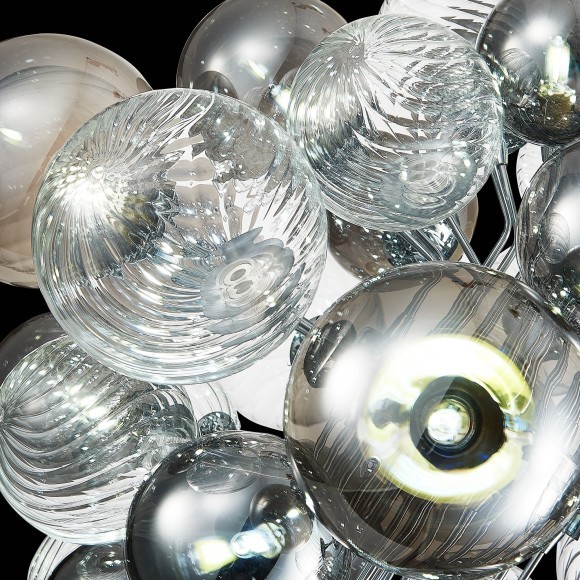 SL1124.103.29 Люстра подвесная ST-Luce Хром/Дымчатый, Прозрачный G9 29*5W 4000K VINETTO SL1124.103.29 Люстра подвесная ST-Luce Хром/Дымчатый, Прозрачный G9 29*5W 4000K VINETTO