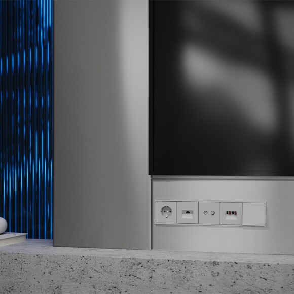 Вывод кабеля VOLTUM S70, (серый)