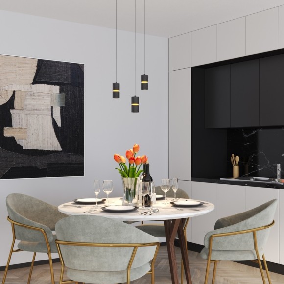 Светильник подвесной с механизмом регулировки высоты, провод 2м LED 10W/3W 3000K 1090Лм Novotech ARISTO 359340