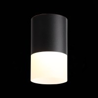 ST100.402.10 Светильник потолочный Черный LED 1*10W 3000K 780Lm Ra80 120° D78xH135 170-240VV Накладные светильники