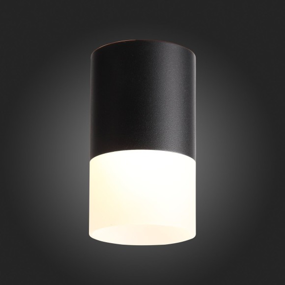 ST100.402.10 Светильник потолочный Черный LED 1*10W 3000K 780Lm Ra80 120° D78xH135 170-240VV Накладные светильники ST100.402.10 Светильник потолочный Черный LED 1*10W 3000K 780Lm Ra80 120° D78xH135 170-240VV Накладные светильники