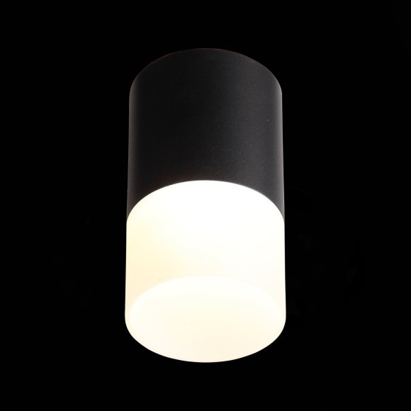 ST100.402.10 Светильник потолочный Черный LED 1*10W 3000K 780Lm Ra80 120° D78xH135 170-240VV Накладные светильники ST100.402.10 Светильник потолочный Черный LED 1*10W 3000K 780Lm Ra80 120° D78xH135 170-240VV Накладные светильники