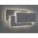 Бра настенное Maytoni Trame C804WL-L12W LED 12Вт 3000K 550Лм 360° CRI80, белый матовый металл, линейный геометрический светильник, равномерный свет на стену