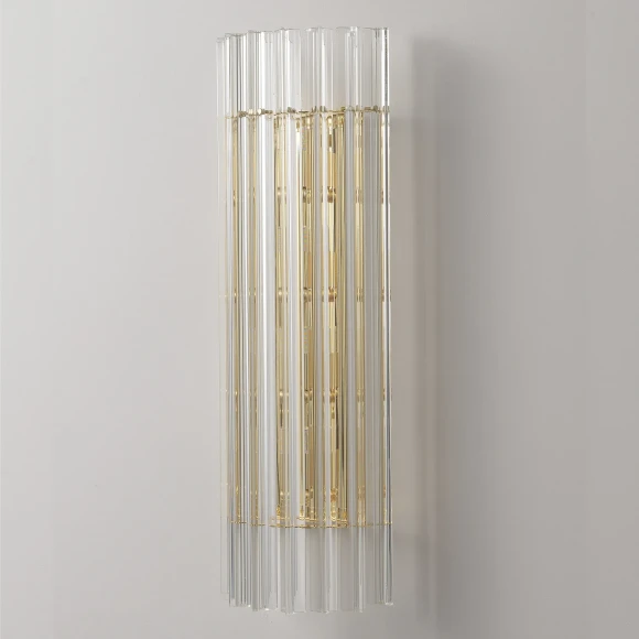 Crystal Lux COLOSSEO AP4 3910/404 Бра настенное хрустальное золото прозрачное 4xG9 макс. 40Вт, декоративный светильник на стену, без выключателя