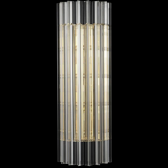 Crystal Lux COLOSSEO AP4 3910/404 Бра настенное хрустальное золото прозрачное 4xG9 макс. 40Вт, декоративный светильник на стену, без выключателя