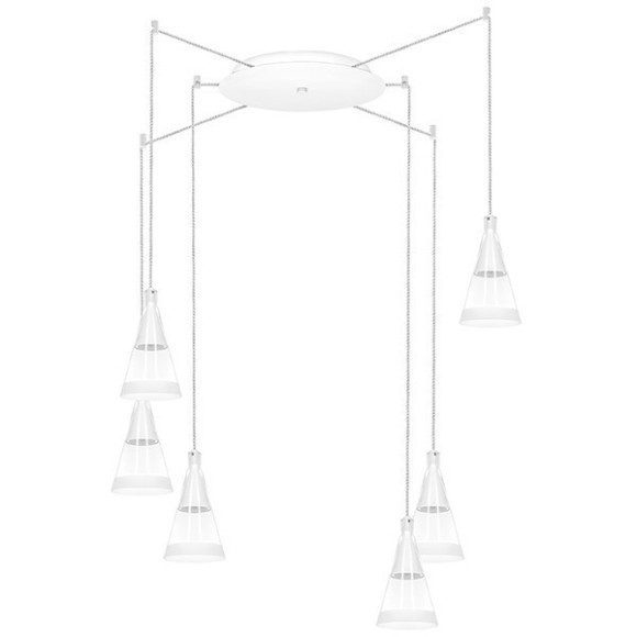 Длинный подвесной светильник Lightstar 757066 Cone под лампы 6xGU10 240W Длинный подвесной светильник Lightstar 757066 Cone под лампы 6xGU10 240W
