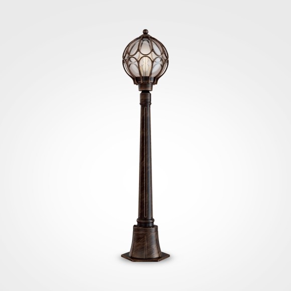 Уличный наземный светильник Maytoni O023FL-01G Via IP44 под лампу 1xE27 60W