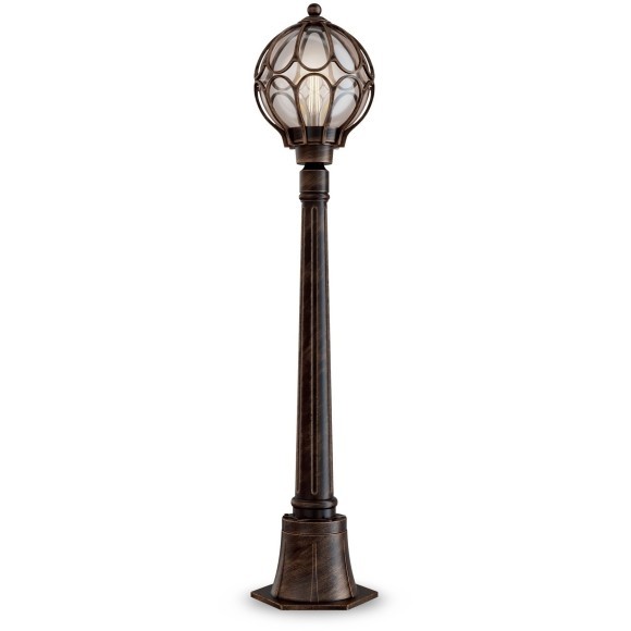 Уличный наземный светильник Maytoni O023FL-01G Via IP44 под лампу 1xE27 60W