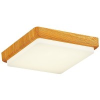 SLE200202-01 Светильник потолочный Светло-коричневый/Белый LED 1*20W 4000K TADDIO