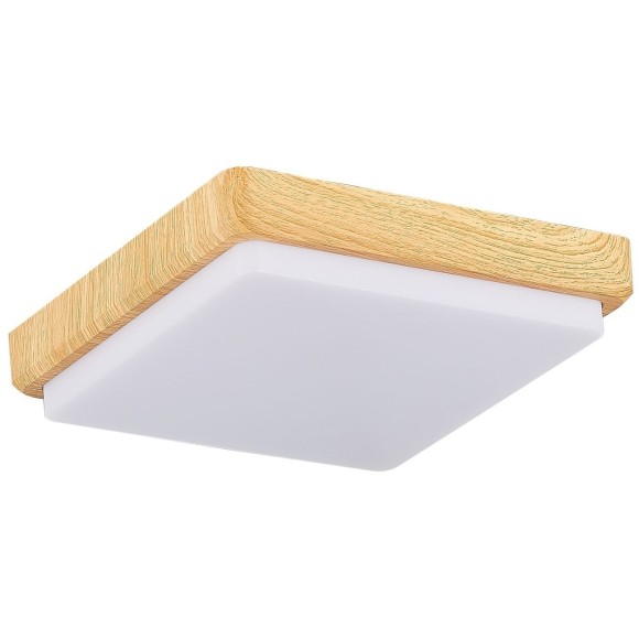 SLE200202-01 Светильник потолочный Светло-коричневый/Белый LED 1*20W 4000K TADDIO