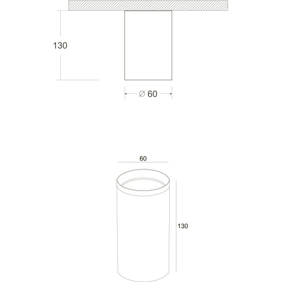 Накладной потолочный светильник Maytoni C036CL-01G Focus Design под лампу 1xGU10 50W