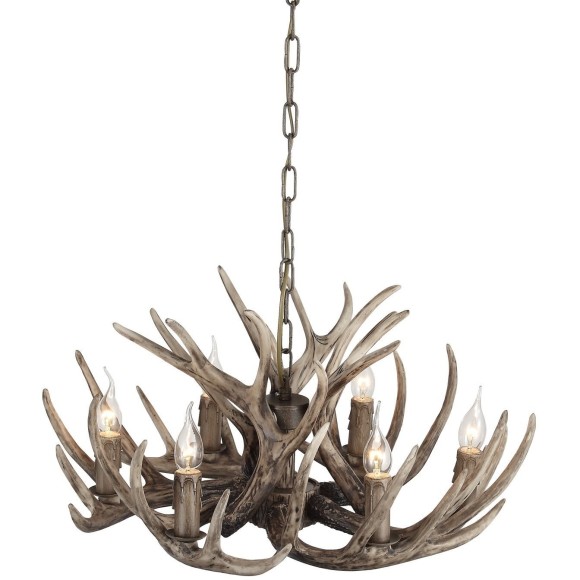 SL154.703.06 Люстра подвесная ST-Luce Серый E14 6*40W CORNA