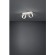 Eglo Albariza 39585 Настенно-потолочный LED-светильник, спот в стиле минимализм, 2x5 Вт, 3000К, CRI80, 2x650 лм, белый алюминий, поворотные плафоны, габариты 310 x 145 x 80 мм